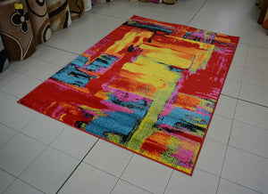 Modern Multi Colored Rug