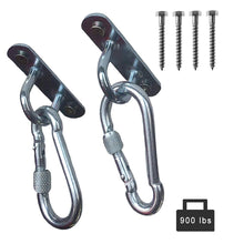 Load image into Gallery viewer, Fitness Support Equipment Highly Durable 2 piece Anchor Mount with Locking Carabiners - Retail Heaven