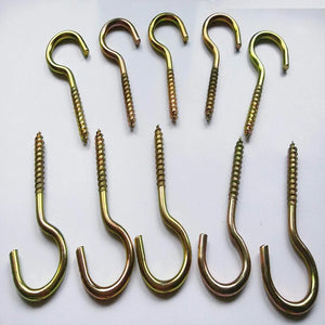 5/16 Inch Thread Eye Screws 10 PCS Zinc