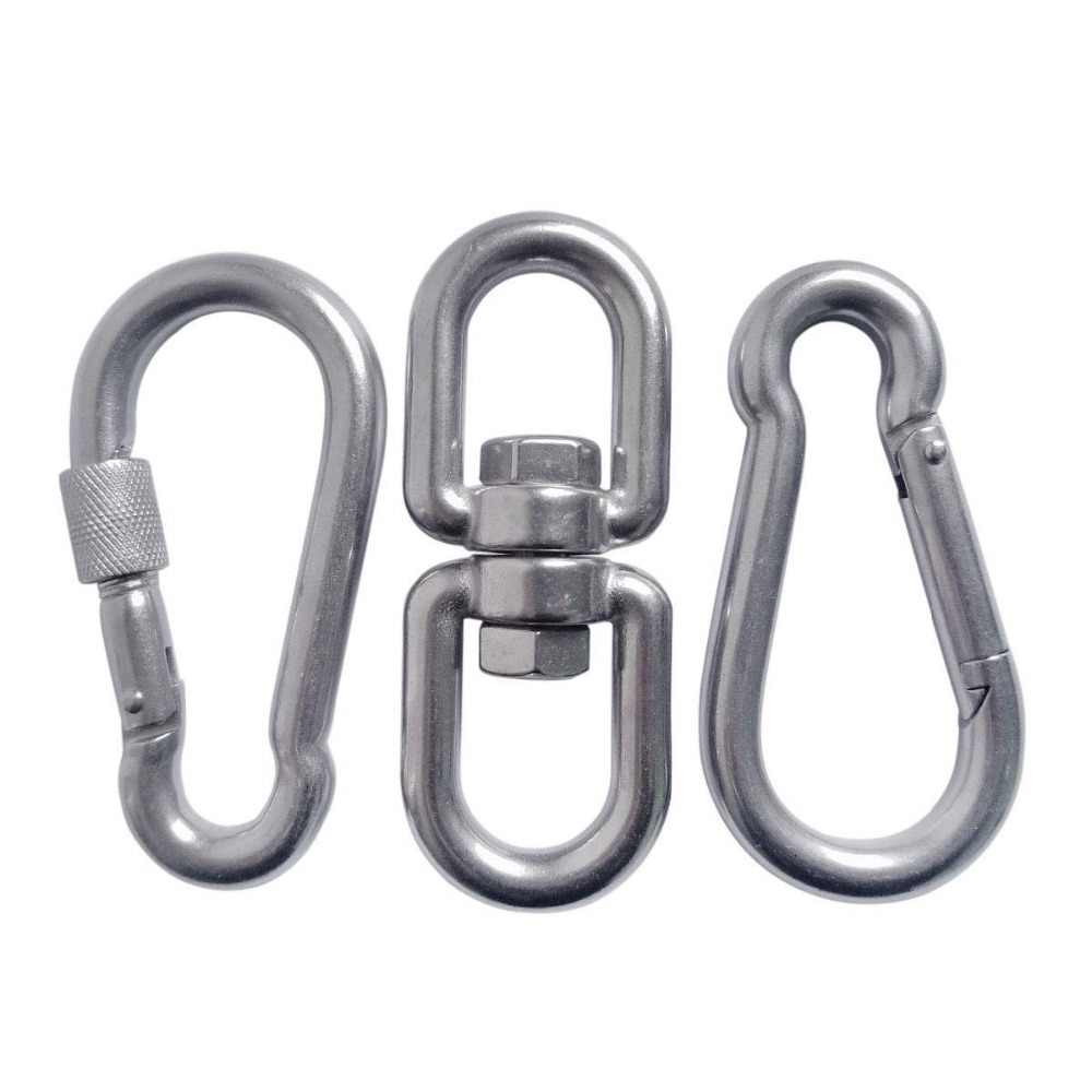 Double Ended Swivel Eye Hook Carabiner - Retail Heaven