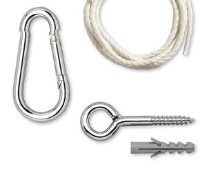 Suspension Set - For mounting a hammock swing in wood, concrete and other materials - Retail Heaven