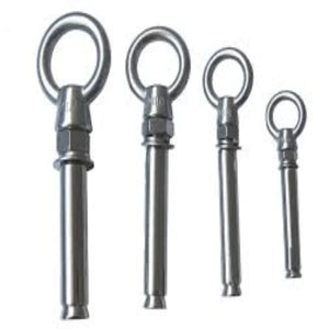 Stainless Steel Lifting Expansion Eyebolt with Ring Expansion Pack of 5 - Retail Heaven