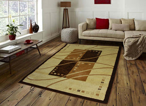 Brown Stones Rug