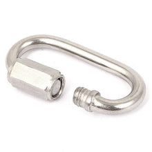 Load image into Gallery viewer, D Shape Locking Carabiner 2 pcs Quick Link - Retail Heaven