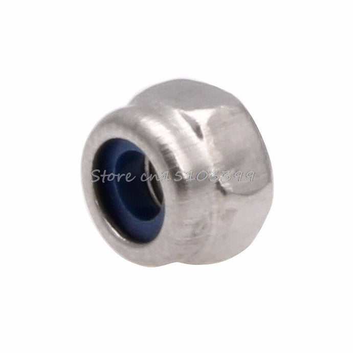 100Pcs M3Stainless Steel Self-Lock Nylon Inserted Hex Lock Nuts, Self Clinching Nuts - Retail Heaven
