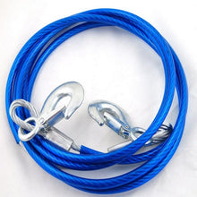 Load image into Gallery viewer, 4M 5Tons Car Tow Cable Towing Strap Rope with Hooks Emergency Heavy Duty - Retail Heaven