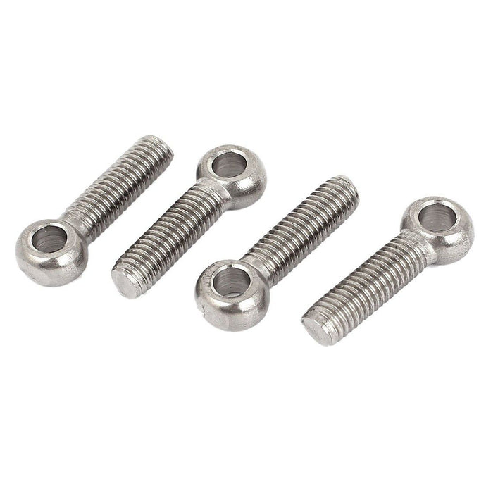 4pcs M8 x 30mm 304 Stainless Steel Uni Eyebolt eye screw - Retail Heaven