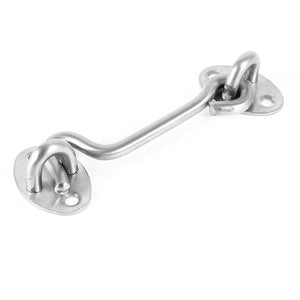 Cabin Hook Eye Latch Gate Door Swivel Window Holder Silver - Retail Heaven
