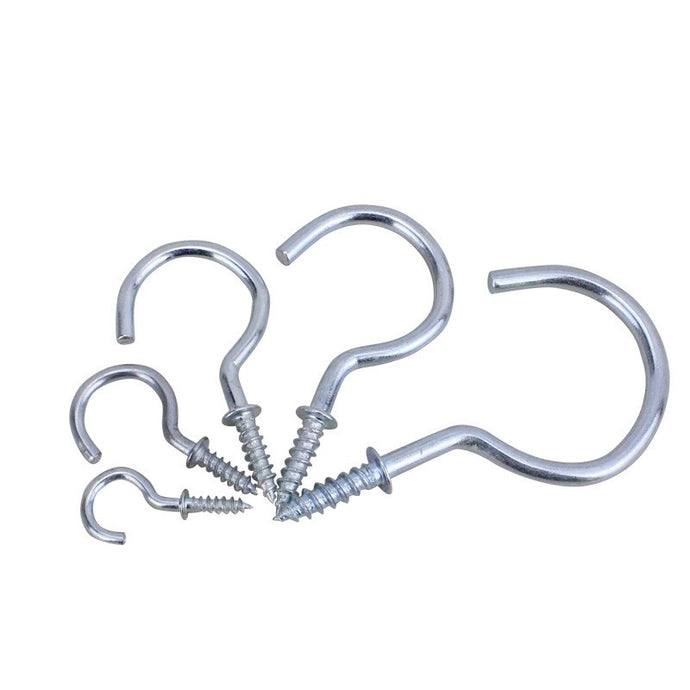 20pcs Natural Silver Metal Light Hook Curtain Holder - Retail Heaven
