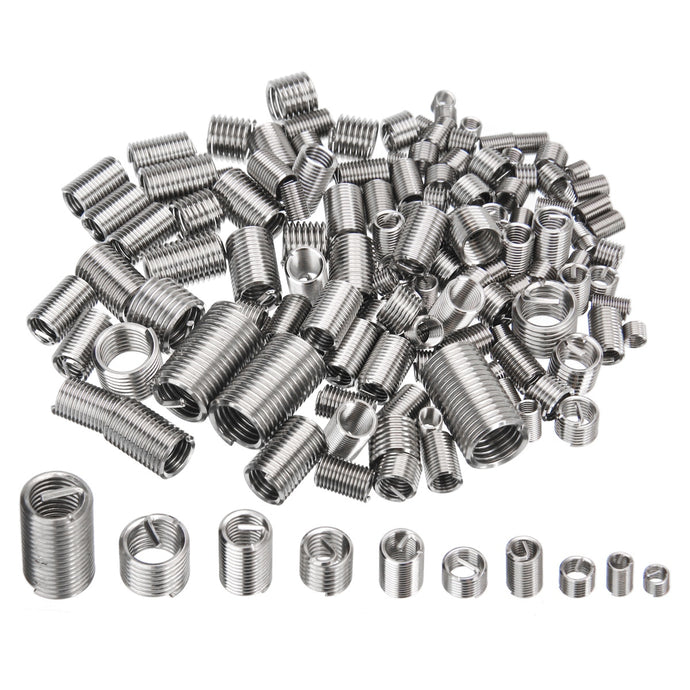 100pcs M3 M4 M5 M6 M8 Thread Repair Insert Kit Set Rivet Nut - Retail Heaven