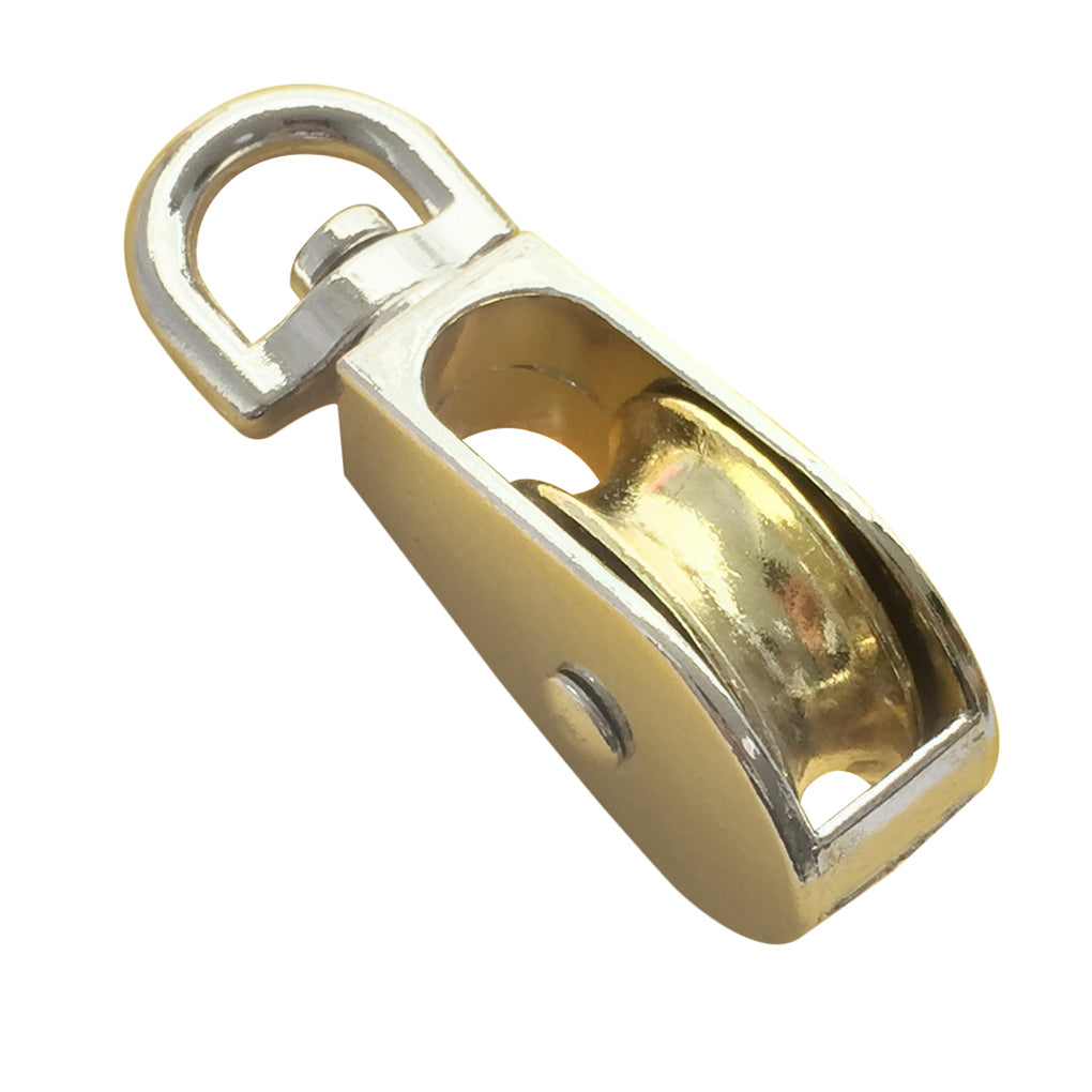 Swivel Single Pulley in Zinc plated - Retail Heaven