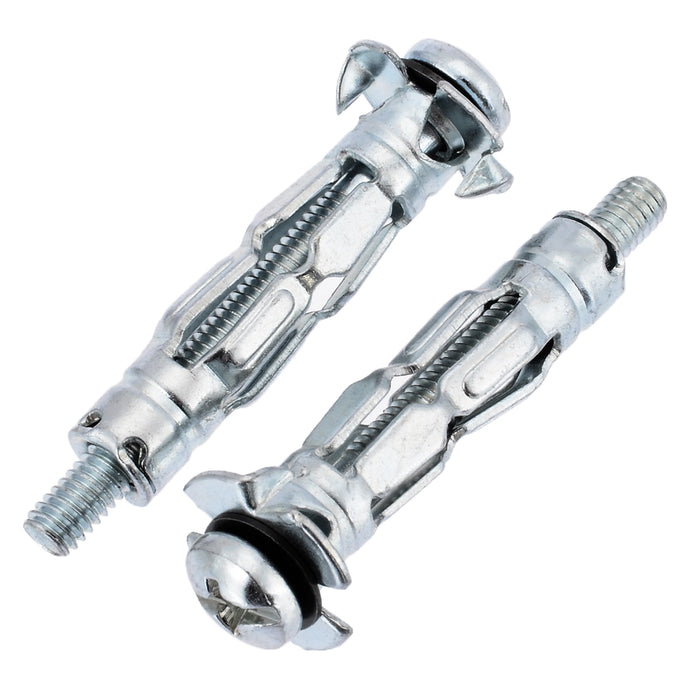 Hollow Wall Anchors Metal/Cavity/Plasterboard Plug/Fixing Screw Bolt Assortment - Retail Heaven