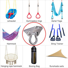 Load image into Gallery viewer, Ceiling Mount Heavy Duty Swing Hangers 2000LB Capacity, 180° Swing, Yoga Hammock Chair Sandbag - Retail Heaven