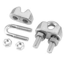 Load image into Gallery viewer, 4Pcs 316 Stainless Steel Saddle Wire Rope Clips M2/M3/M4/M5 - Retail Heaven