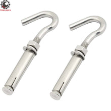 Load image into Gallery viewer, 10Pcs M8 Open Cup Hook Screw Expansion Hook Screw Buckle - Retail Heaven